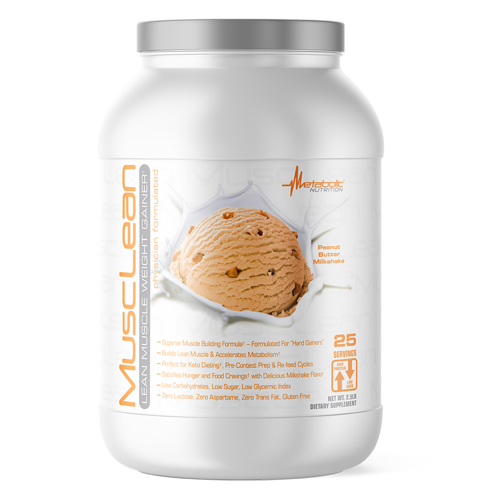 Metabolic Nutrition - MUSCLEAN Peanut Butter Shake - 2.5 Lb