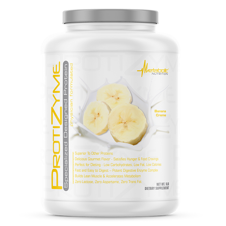 Metabolic Nutrition -PROTIZYME  Banana Creme - 5 Lb
