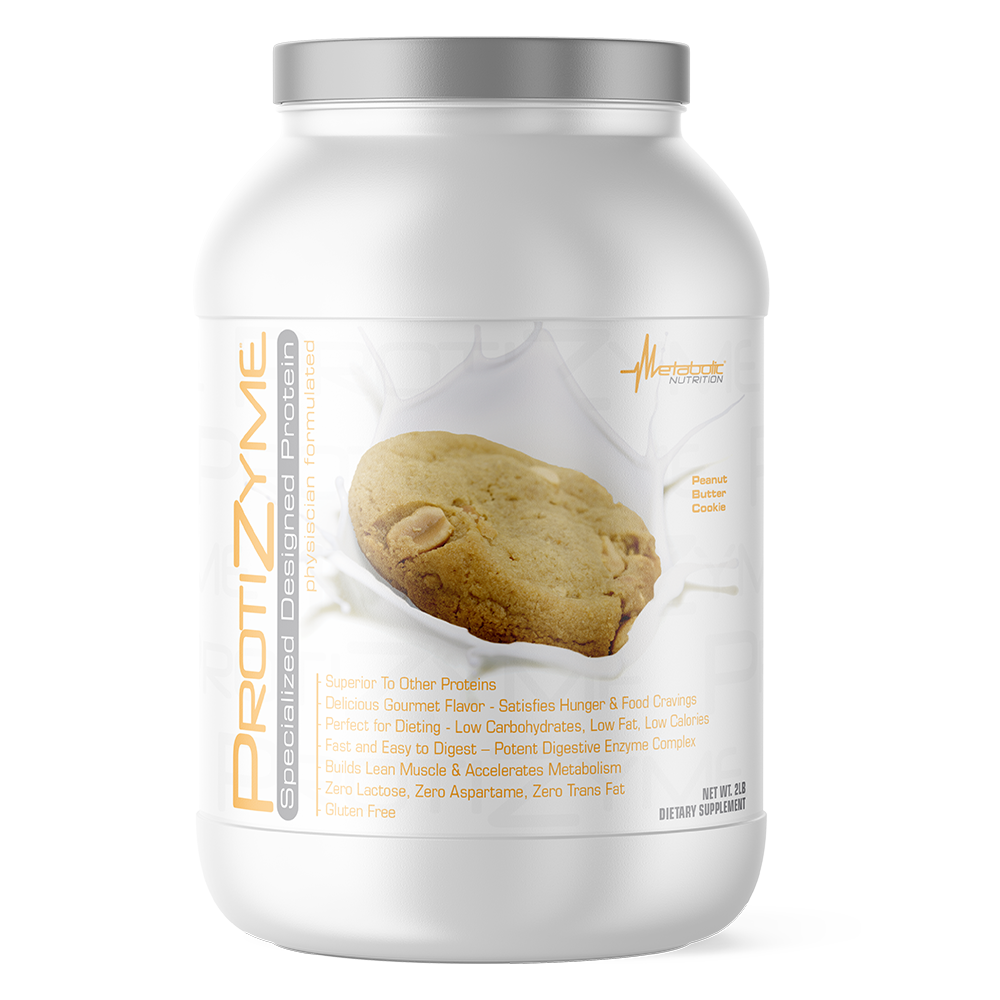 Metabolic Nutrition -  PROTIZYME Peanut Butter Cookie - 2 Lb