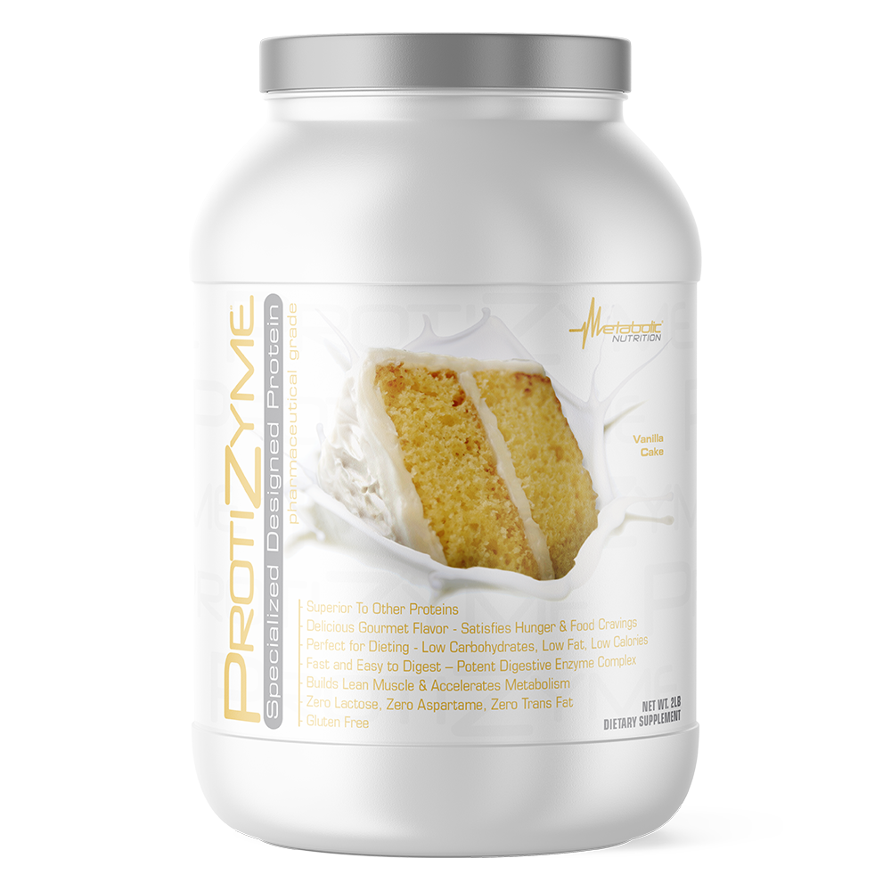 Metabolic Nutrition -  PROTIZYME Vanilla Cake  - 2 Lb