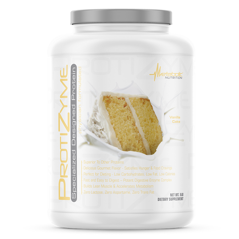 Metabolic Nutrition - PROTIZYME Vanilla Cake  - 5 Lb