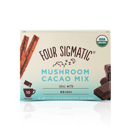 Four Sigmatic - XOCO Blue Reishi Mushroom Hot Chocolate Drink Mix - 10 Ct