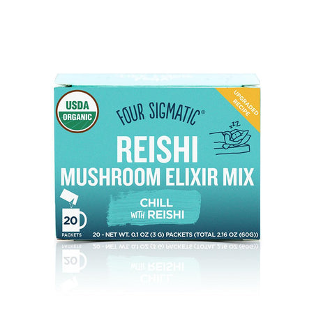 Four Sigmatic - Instant Reishi On-The-Go Mushroom Beverage Bags - 20 Ct