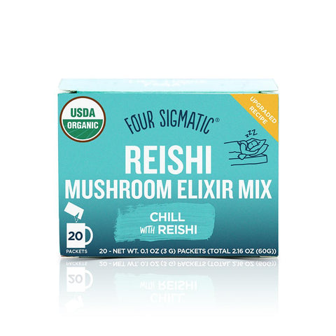 Four Sigmatic - Instant Reishi On-The-Go Mushroom Beverage Bags - 20 Ct
