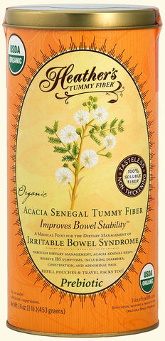Heather’s Tummy Care -  Fiber Organic Acacia Senegal - 1 Lb Can