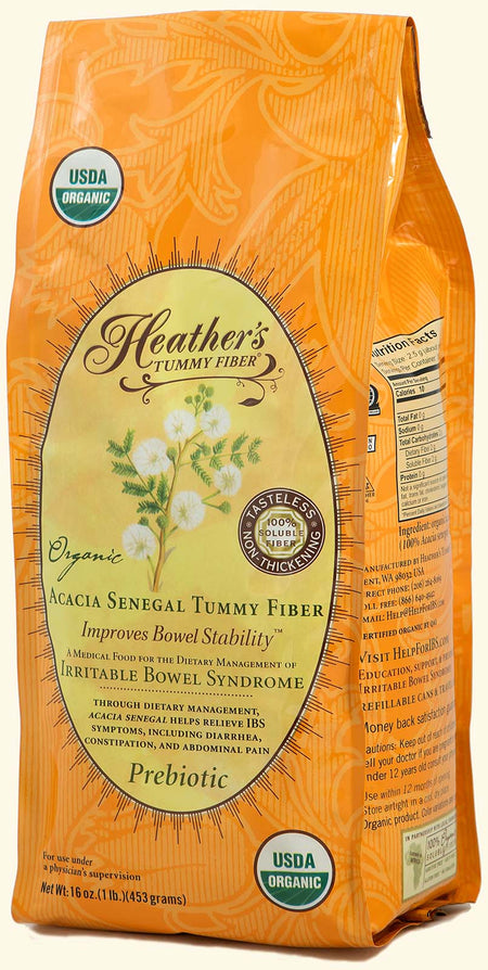 Heather’s Tummy Care - Fiber Organic Acacia Senegal - 1lb Pouch