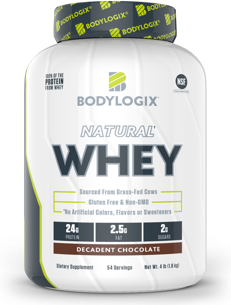 Bodylogix - Natural Whey Protein Chocolate - 4lb