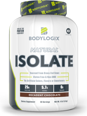 Bodylogix - Natural Whey Protein Isolate - Chocolate - 4lb