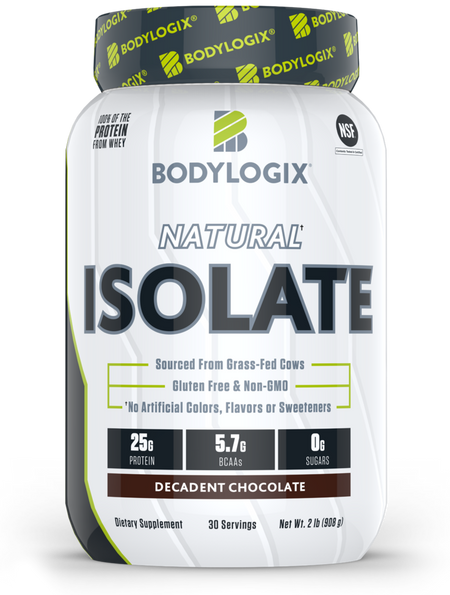 Bodylogix - Natural Whey Protein Isolate - Chocolate - 2lb