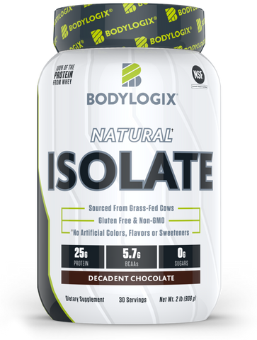 Bodylogix - Natural Whey Protein Isolate - Chocolate - 2lb