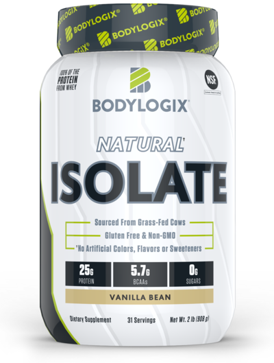 Bodylogix - Natural Whey Protein Isolate - Vanilla - 2lb