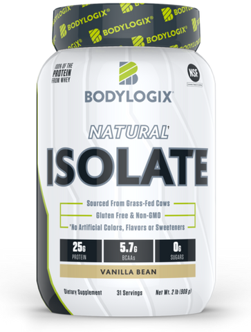 Bodylogix - Natural Whey Protein Isolate - Vanilla - 2lb