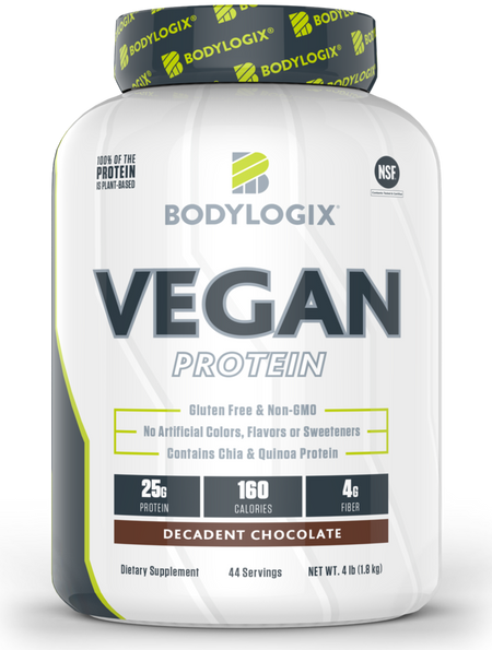 Bodylogix - Natural Vegan Protein - Chocolate - 4lb