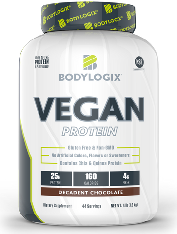 Bodylogix - Natural Vegan Protein - Chocolate - 4lb