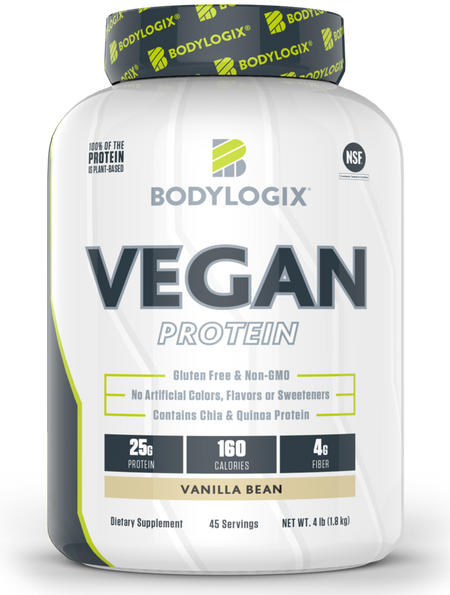 Bodylogix - Natural Vegan Protein - Vanilla -4lb