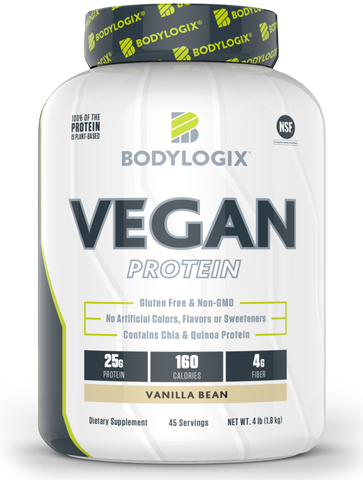 Bodylogix - Natural Vegan Protein - Vanilla -4lb