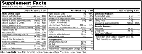 Metabolic Nutrition - VITAGEN Lemonade - 240 G