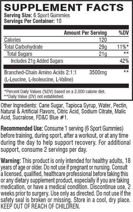 Xtend Gummies Blue Raspberry - 60 Gummies
