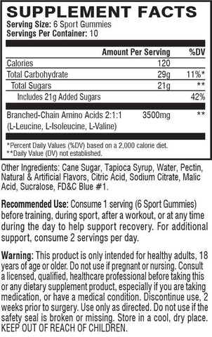 Xtend Gummies Blue Raspberry - 60 Gummies
