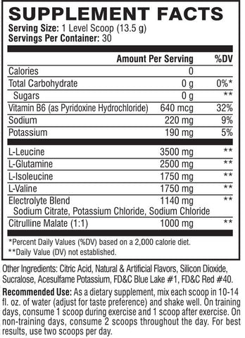Xtend  The Original 7G BCAA, Glacial Grape, 14.8 oz (420 g) - 30 Servings