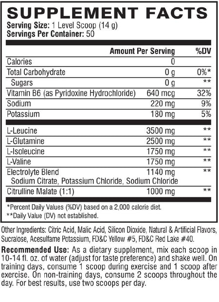 Xtend The Original 7g BCAA, Mango Madness, 1.5 lb (700 g) - 50 Servings