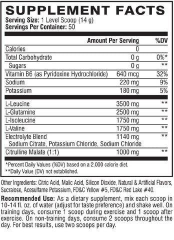 Xtend The Original 7g BCAA, Mango Madness, 1.5 lb (700 g) - 50 Servings