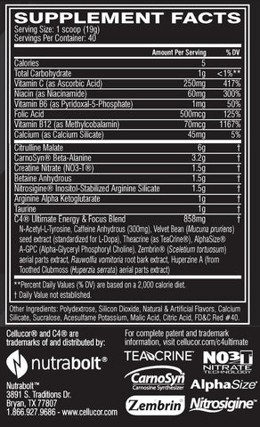 Cellucor - C4 Ultimate Strawberry Watermelon - 40 Servings