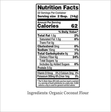 Cocunut Secret - Flour 12/16oz Canisters - 12 Units Of 16 Oz