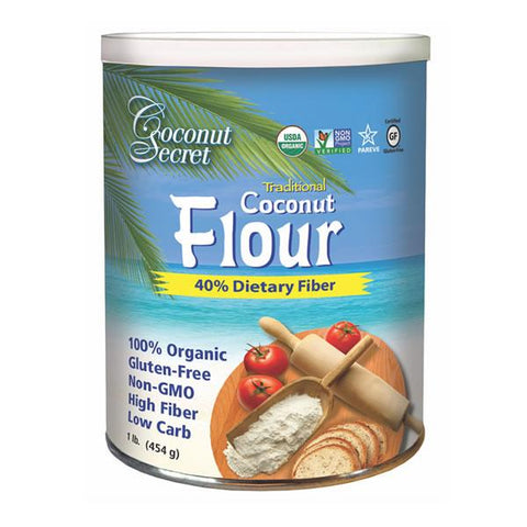 Cocunut Secret - Flour 12/16oz Canisters - 12 Units Of 16 Oz