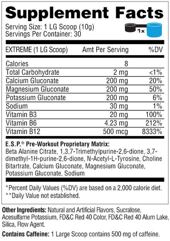 Metabolic Nutrition - E.S.P. Fruit Punch - 300g