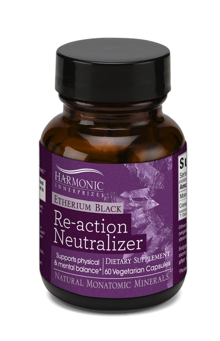 Harmonic Innerprizes - Etherium Black- Re-Action Neutralizer, 60 Caps