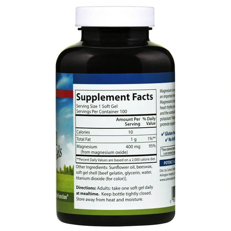 Carlson - Liquid Magnesium - 100 Softgels