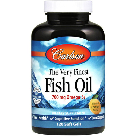Carlson - The Very Finest Fish Oil, Lemon - 100 Softgels