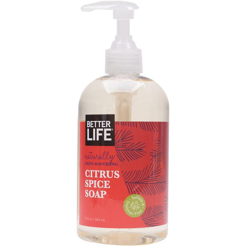 Better Life (Nicole) - Liquid Hand Soap Cool Yule, Citrus Spice - 6/12 OZ
