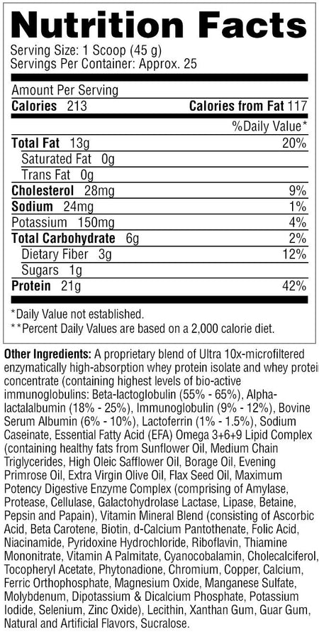 Metabolic Nutrition - MUSCLEAN Vanilla Shake - 2.5 Lb