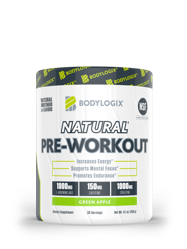 Bodylogix Natural Preworkout - Green Apple