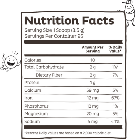 KOS Organic Moringa Oleifera Leaf Powder