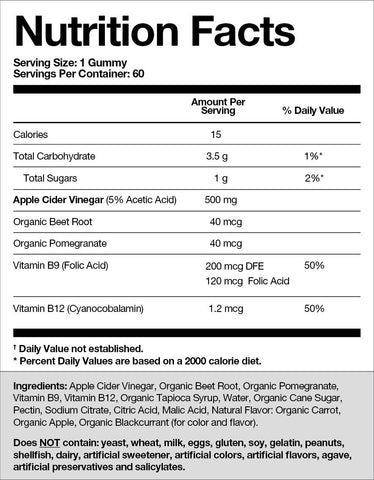 Goli - Apple Cider Vinegar Gummies  - 60 Gummies