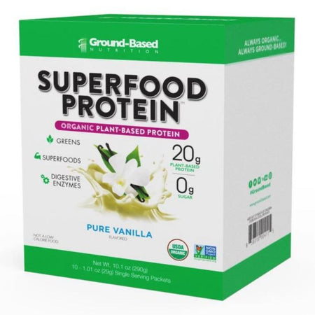 Ground Based - Superfood Protein - 10 PK Carton - Vanilla