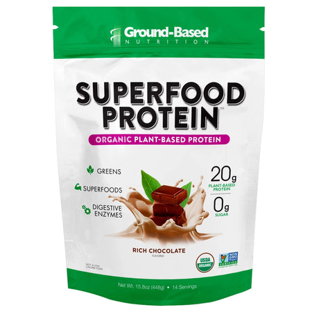 Ground Based - Superfood Protein  –  Rich Chocolate (Pouch)