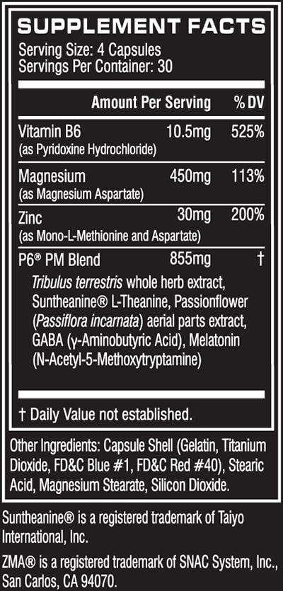 Cellucor - P6 PM - 120 Capsules