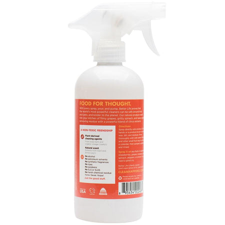Better Life (Nicole) - Produce Wash Fruit And Vegetable Cleaner - 6/16 Oz