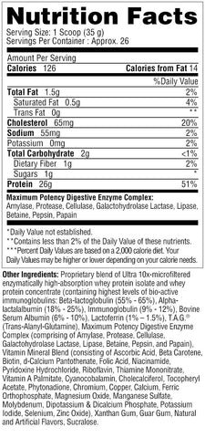 Metabolic Nutrition - PROTIZYME Banana Creme - 2 Lb