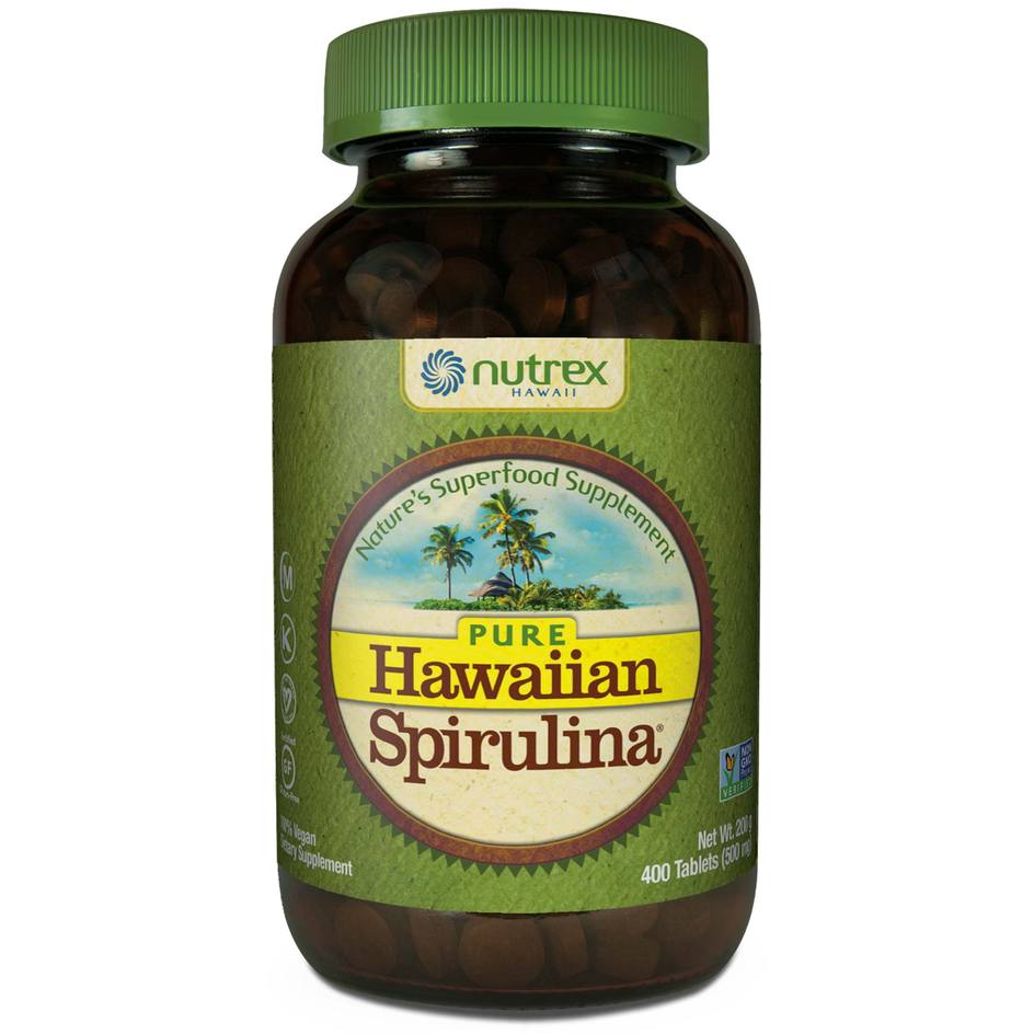 Nutrex Hawaii - Hawaiian Spirulina 500 Mg - 400 Tablet