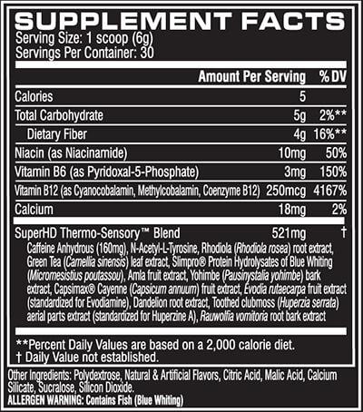 Cellucor - Super HD Powder Strawberry Lemonade - 30 Servings