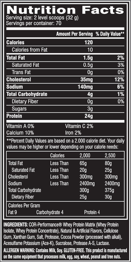 Cellucor - COR-WHEY Strawberry Milkshake - 5 LB