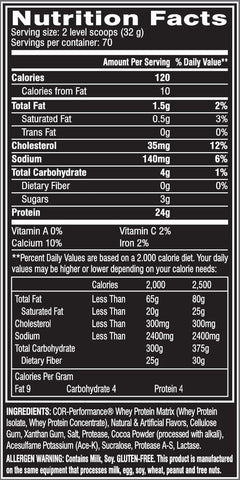 Cellucor - COR-WHEY Strawberry Milkshake - 5 LB
