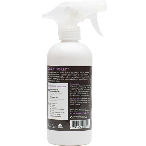 Better Life (Nicole) - Wood Cleaner & Polish Oak-Y Dokey - 6/16 Oz