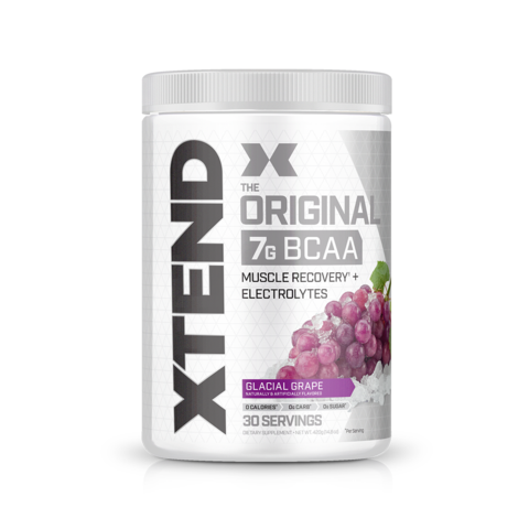 Xtend  The Original 7G BCAA, Glacial Grape, 14.8 oz (420 g) - 30 Servings